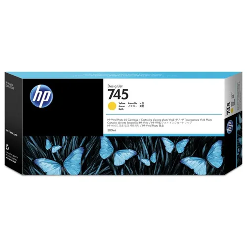 HP 745 High Capacity Yellow Ink Cartridge (F9K02A)