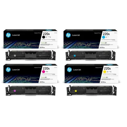 HP 220A 4 Colour Toner Cartridge Multipack