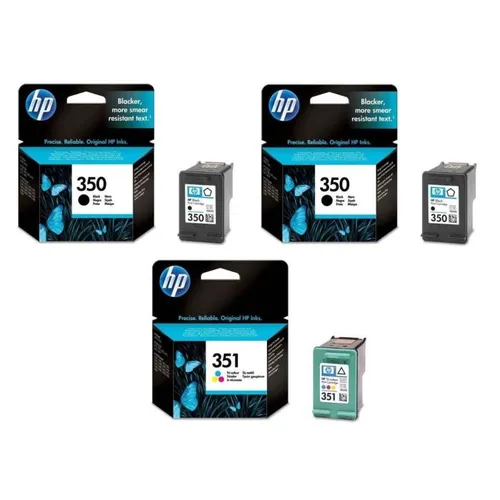 HP 3 Colour 350 / 351 Ink Cartridge Multipack