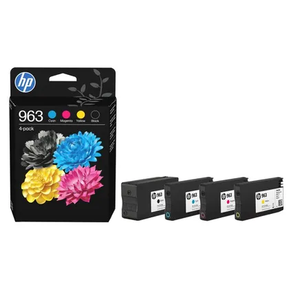 HP 963 4 Colour Ink Cartridge Multipack (6ZC70AE)