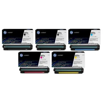 HP 651A 5 Colour Toner Cartridge Multipack