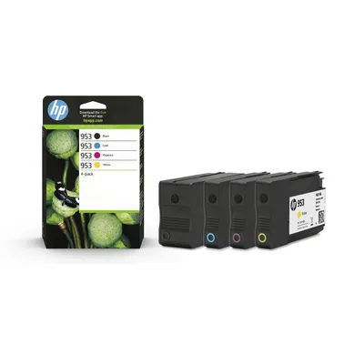 HP 953 4 Colour Ink Cartridge Multipack (6ZC69AE)