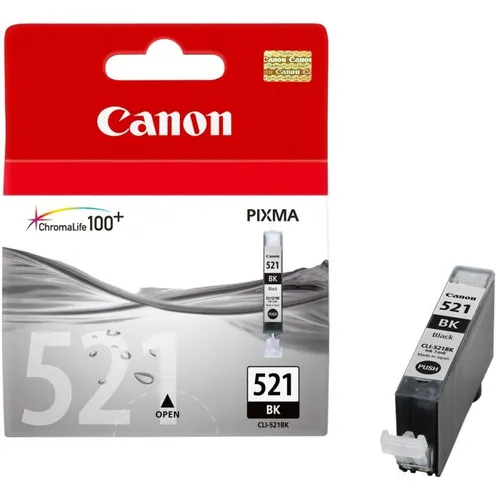 Canon CLI-521BK Black Ink Cartridge - (2933B001AA)