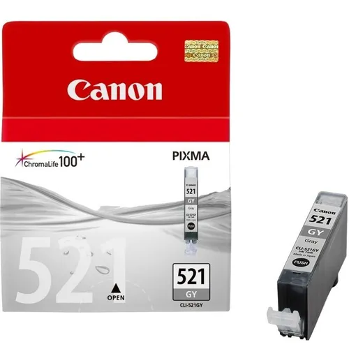 Canon CLI-521GY Grey Ink Cartridge - (2937B001AA)