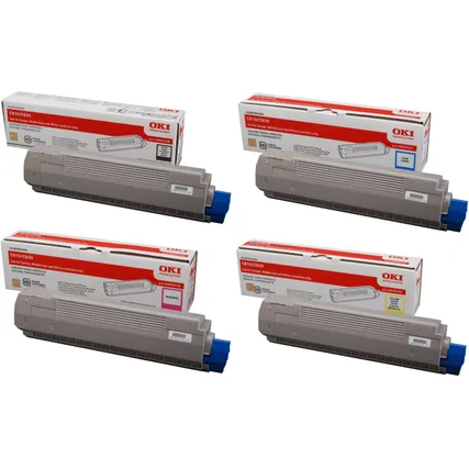 Oki 4405910 4 Colour Toner Cartridge Multipack