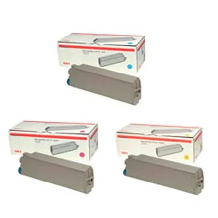 OKI 4405916 3 Colour Toner Cartridge Multipack