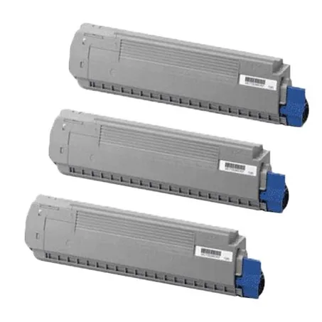 Oki 458628 3 Colour Toner Cartridge Multipack