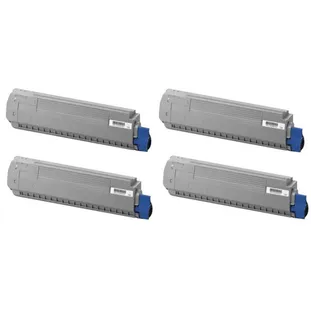 Oki 458628 4 Colour Toner Cartridge Multipack
