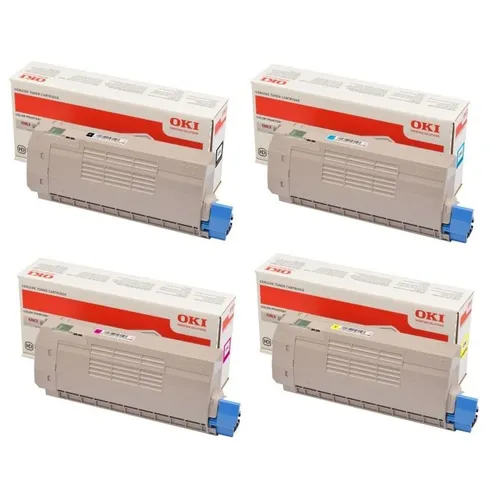Oki 4650750 4 Colour Toner Cartridge Multipack