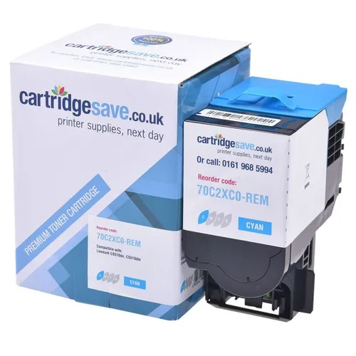 Compatible Lexmark 702XC Extra High Capacity Cyan Toner Cartridge