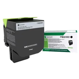Lexmark 71B2HK0 High Capacity Black Return Program Toner Cartridge