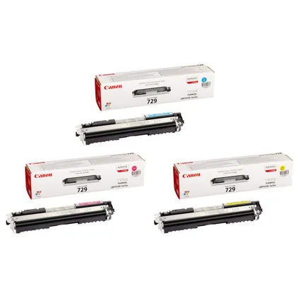 Canon 729 3 Colour Toner Cartridge Multipack