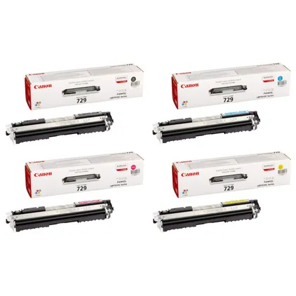 Canon 729 4 Colour Toner Cartridge Multipack