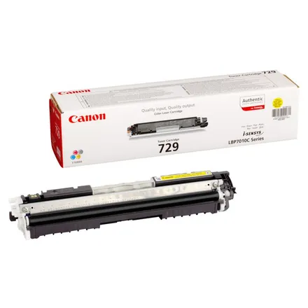 Canon 729 Yellow Toner Cartridge - (4367B002AA)