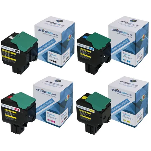 Compatible Lexmark 802H 4 Colour High Capacity Toner Cartridge Multipack