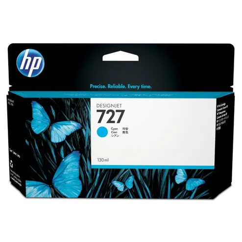 HP 727 High Capacity Cyan Ink Cartridge - (B3P19A)
