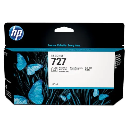 HP 727 High Capacity Photo Black Ink Cartridge - (B3P23A)