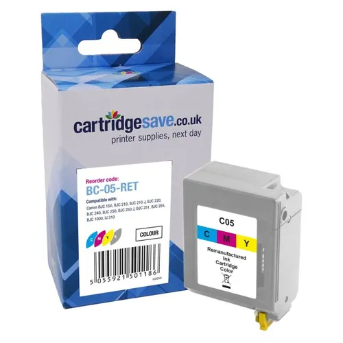 Compatible Canon BC-05 Tri-Colour Ink Cartridge - (0885A002)