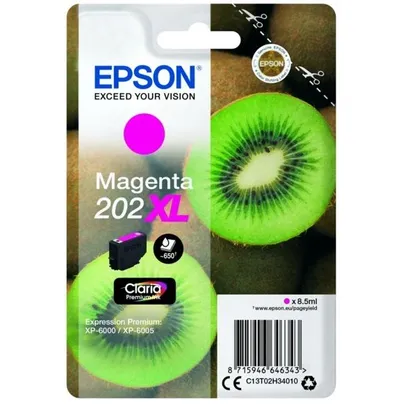 Epson 202XL Magenta High Capacity Ink Cartridge - (T02H3 Kiwi)