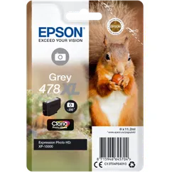 Epson 478XL High Capacity Grey Ink Cartridge - (T04F6 Squirrel)