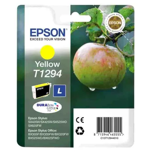 Epson T1294 High Capacity Yellow Ink Cartridge - (Apple)