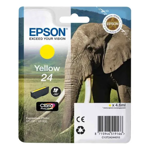 Epson 24 Yellow Ink Cartridge - (T2424 Elephant)