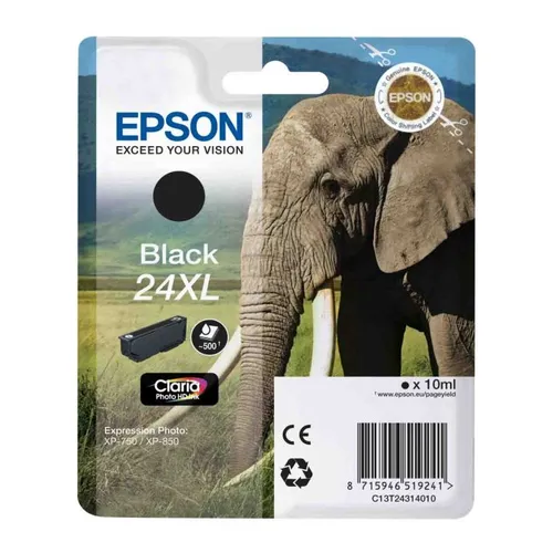 Epson 24XL Black High Capacity Ink Cartridge - (T2431 Elephant)