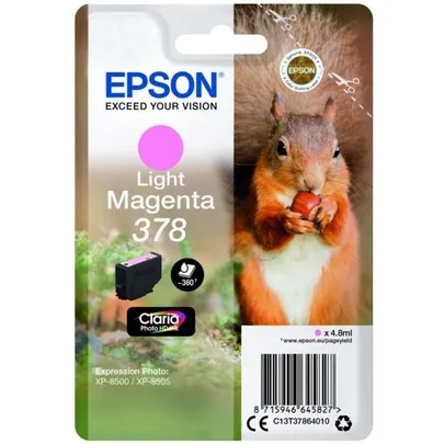 Epson 378 Light Magenta Ink Cartridge - (T3786 Squirrel)
