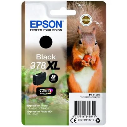 Epson 378XL High Capacity Black Ink Cartridge - (T3791 Squirrel)