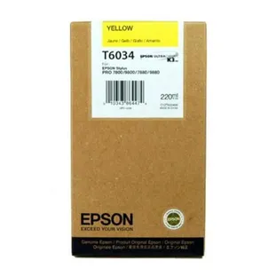 Epson T6034 High Capacity Yellow Ink Cartridge - (C13T603400)
