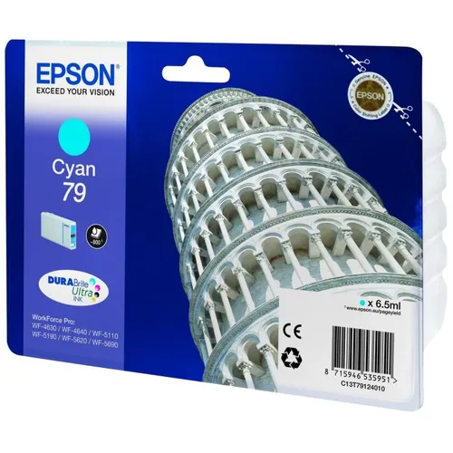 Epson 79 Cyan Ink Cartridge - (Tower of Pisa T7912)