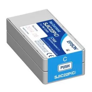 Epson SJIC22P(C) Cyan Ink Cartridge - (C33S020602)