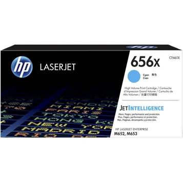HP 656X High Capacity Cyan Toner Cartridge - (CF461X)