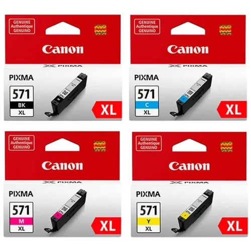 Canon CLI-571XL High Capacity 4 Colour Ink Cartridge Multipack