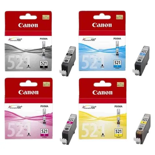 Canon CLI-521 4 Colour Ink Cartridge Multipack