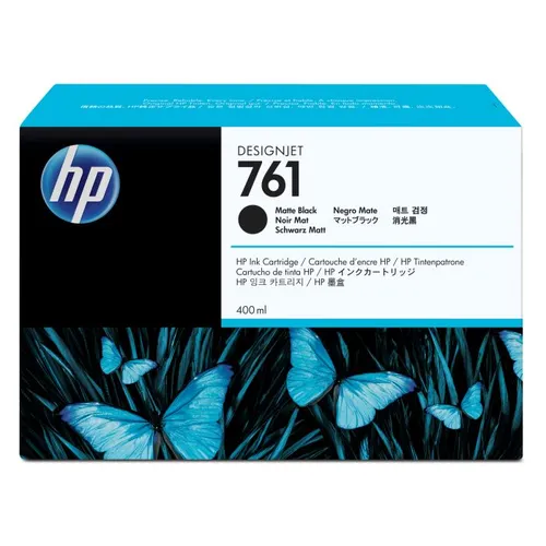 HP 761 Matte Black Ink Cartridge - (CM991A)