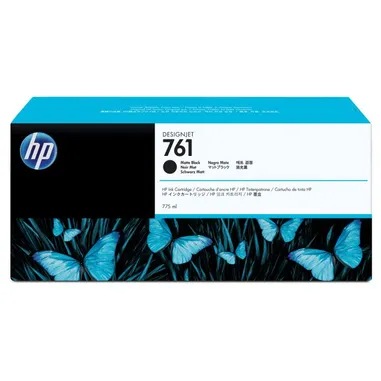 HP 761 High Capacity Matte Black Ink Cartridge - (CM997A)