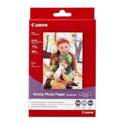 Canon 170gsm GP-501 Glossy Photo Paper (0775B003 - 100 Sheets of 10 x 15cm Glossy Photo Paper)