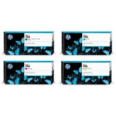 HP 746 4 Colour Ink Cartridge Multipack