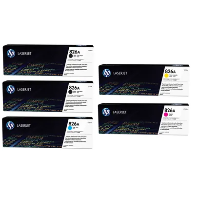 HP 826A 5 Colour Toner Cartridge Multipack