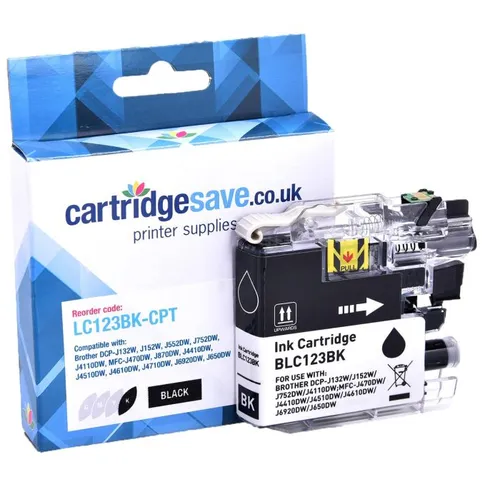 Compatible Brother LC123BK Black Ink Cartridge