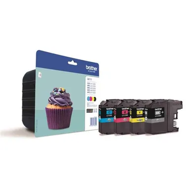 Brother LC123 4 Colour Ink Cartridge Multipack