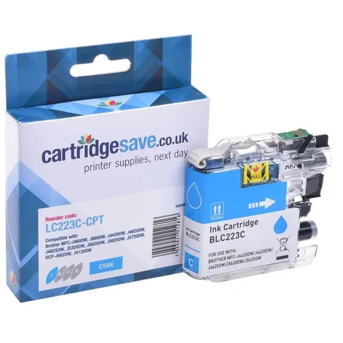 Compatible Brother LC223 Cyan Ink Cartridge