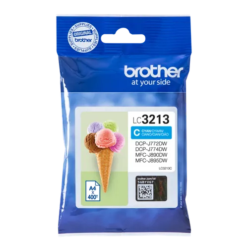 Brother LC3213C High Capacity Cyan Ink Cartridge