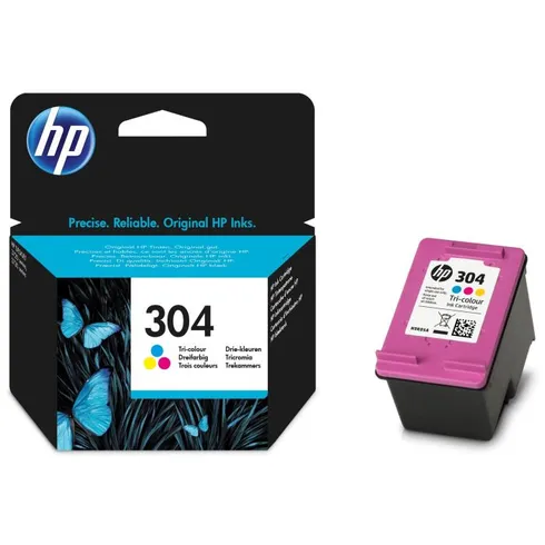 HP 304 Tri-Colour Ink Cartridge - (N9K05AE)