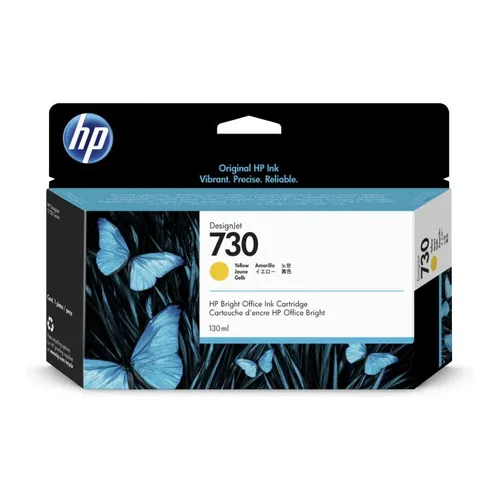 HP 730 Yellow Ink Cartridge - (P2V64A)