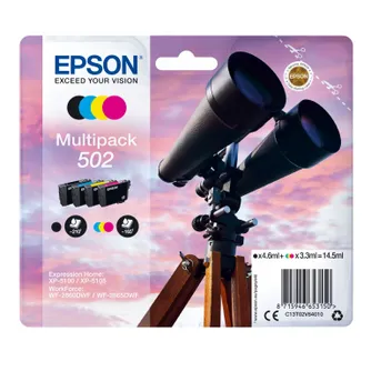 Epson 502 4 Colour Ink Cartridge Multipack - (C13T02V64010 Binoculars)