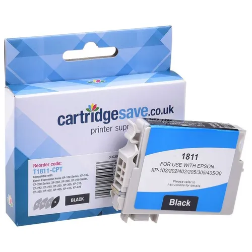 Compatible Epson 18XL High Capacity Black Printer Cartridge - (T1811 Daisy)
