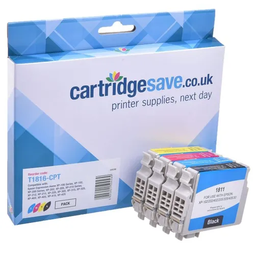 Compatible Epson 18XL High Capacity 4 Colour Ink Cartridge Multipack (T1816 Daisy)