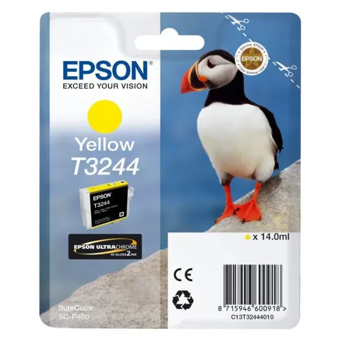 Epson T3244 Yellow Ink Cartridge - (C13T324440 Puffin)